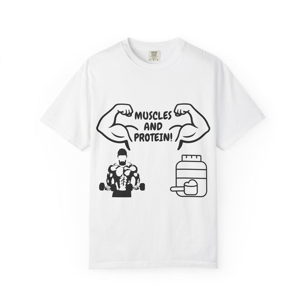 Muscles and Protein T-shirt Printify
