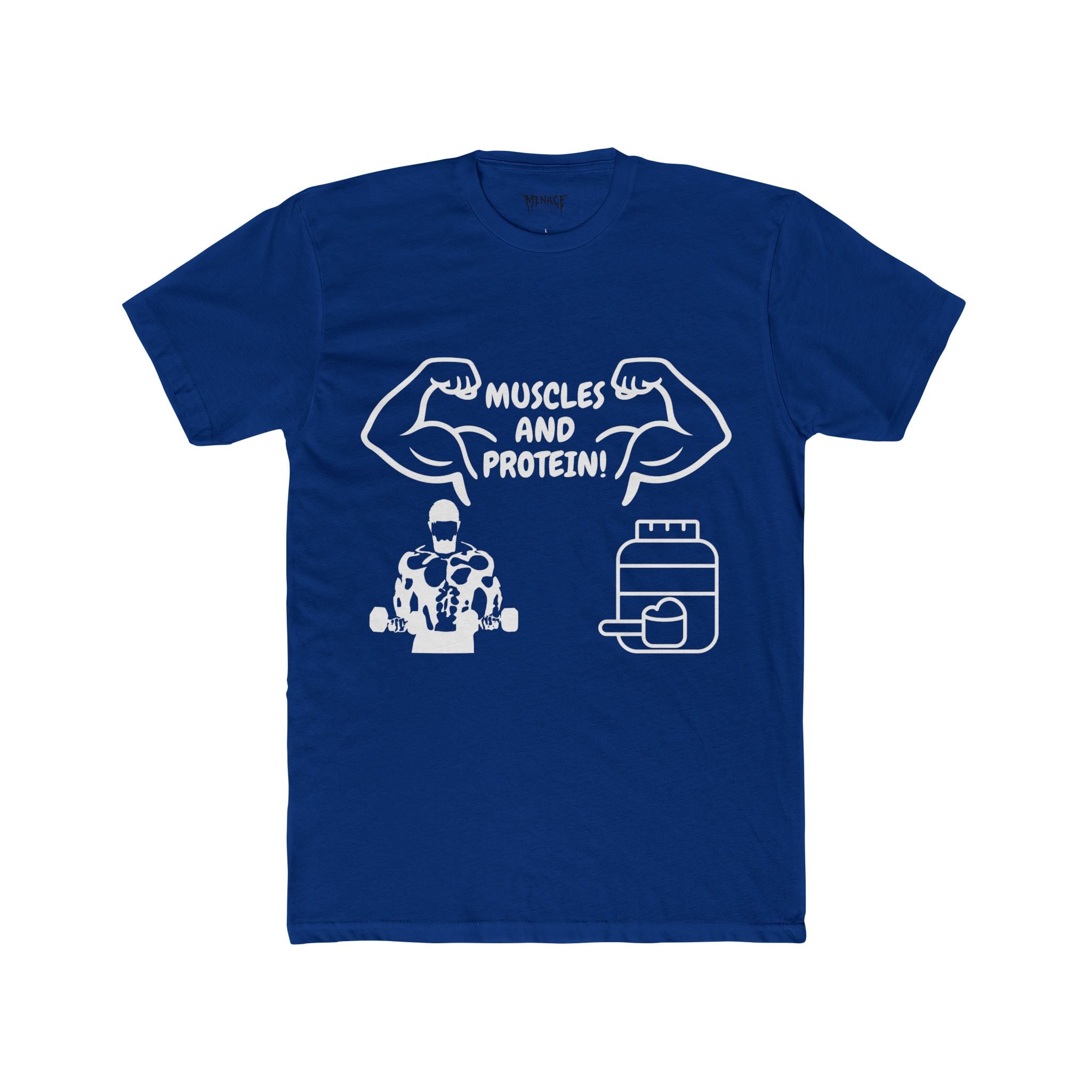 Muscles and Protein athletic fit Tee